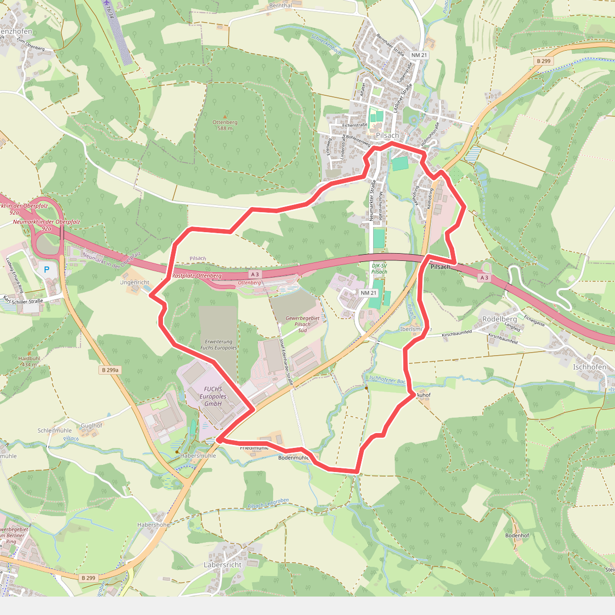 Rundweg Pilsach – Bodenmühle