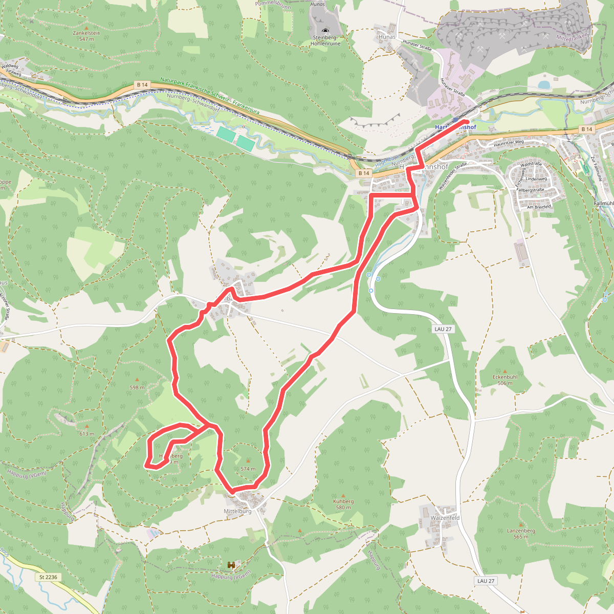 7-Summits-Weg Hochberg