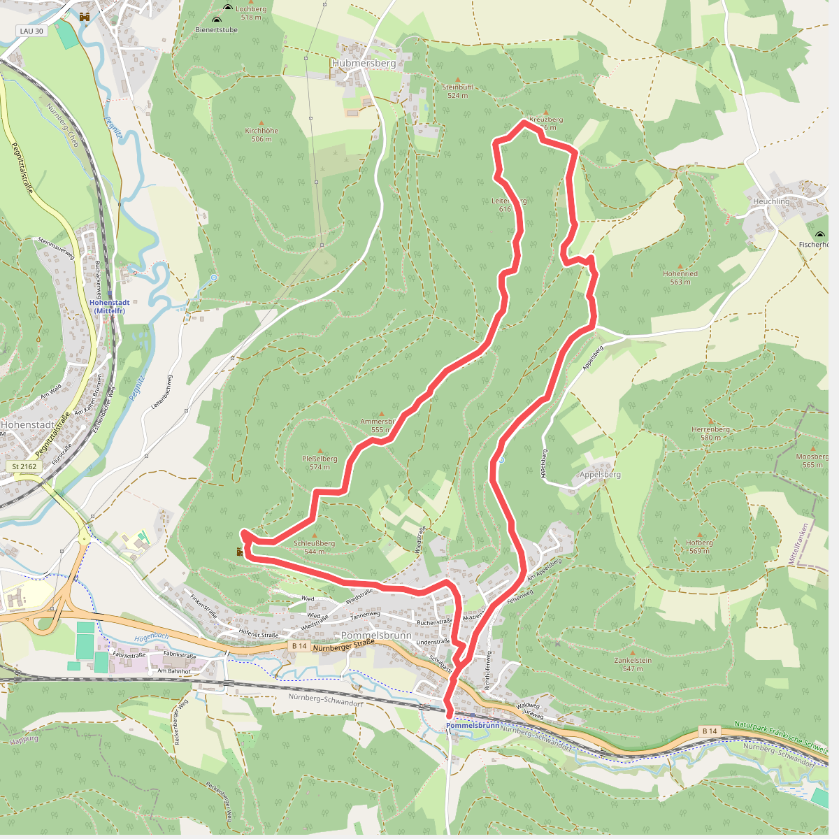 7-Summits-Weg Leitenberg
