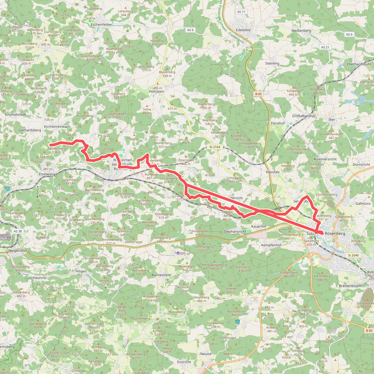 Erzweg Neukirchener Schlaufe