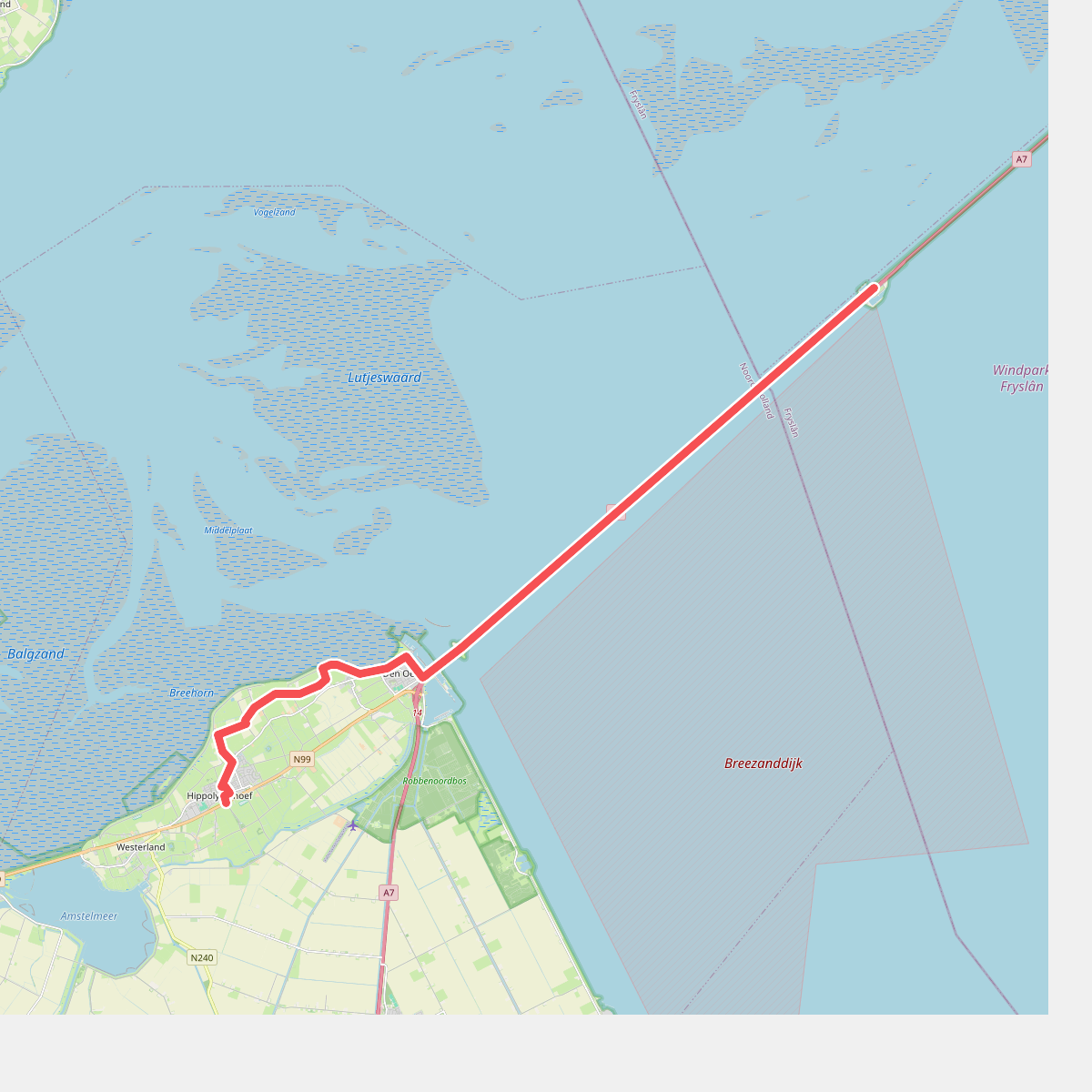 Hippolytushoef - Afsluitdijk · Nederlands Kustpad 2 etappe 13
