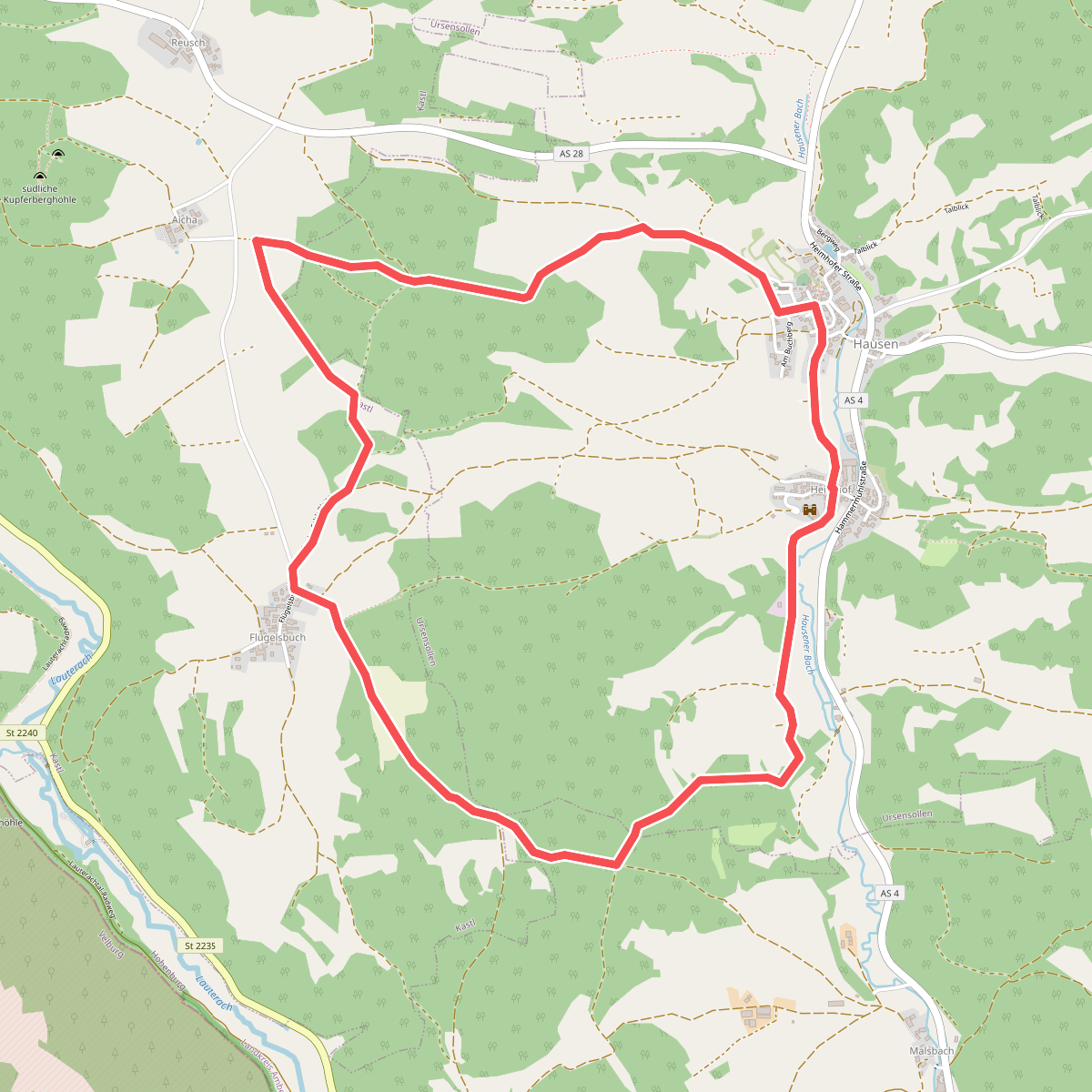 Hausener Höhenweg (U4)