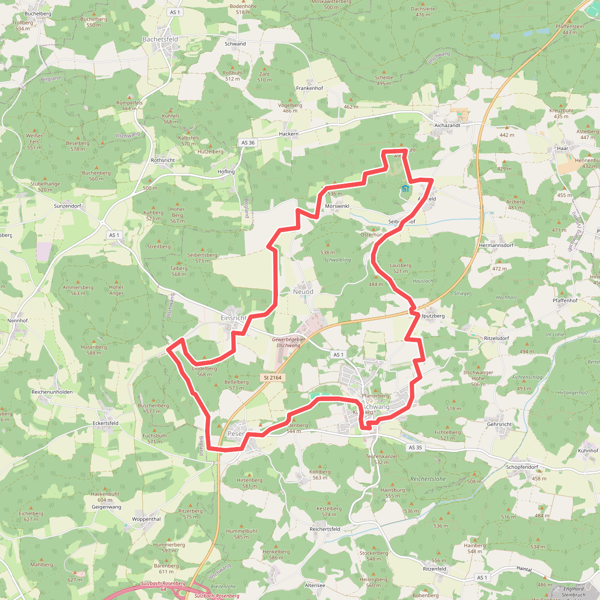 Illschwang Wanderweg 2