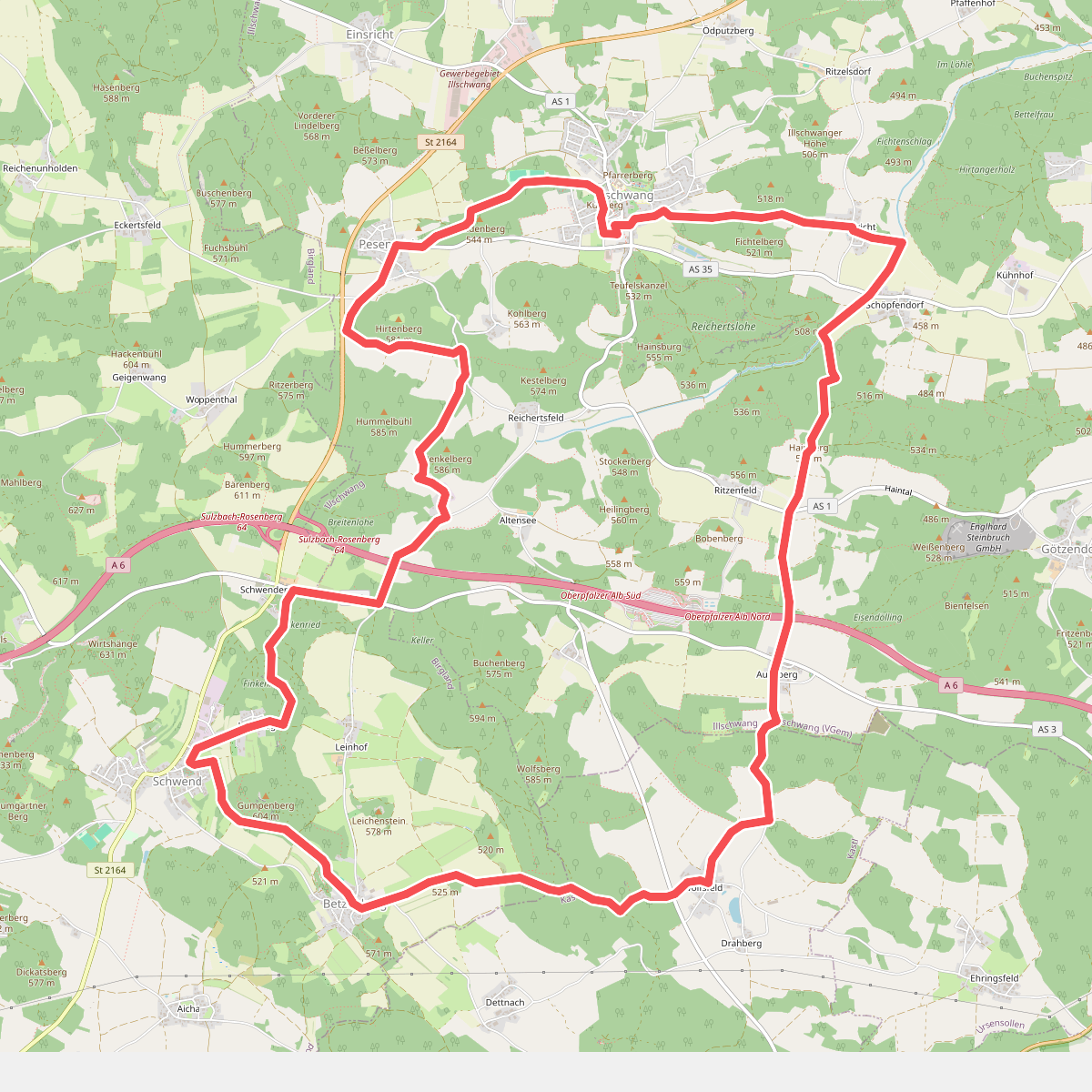 Illschwang Wanderweg 25