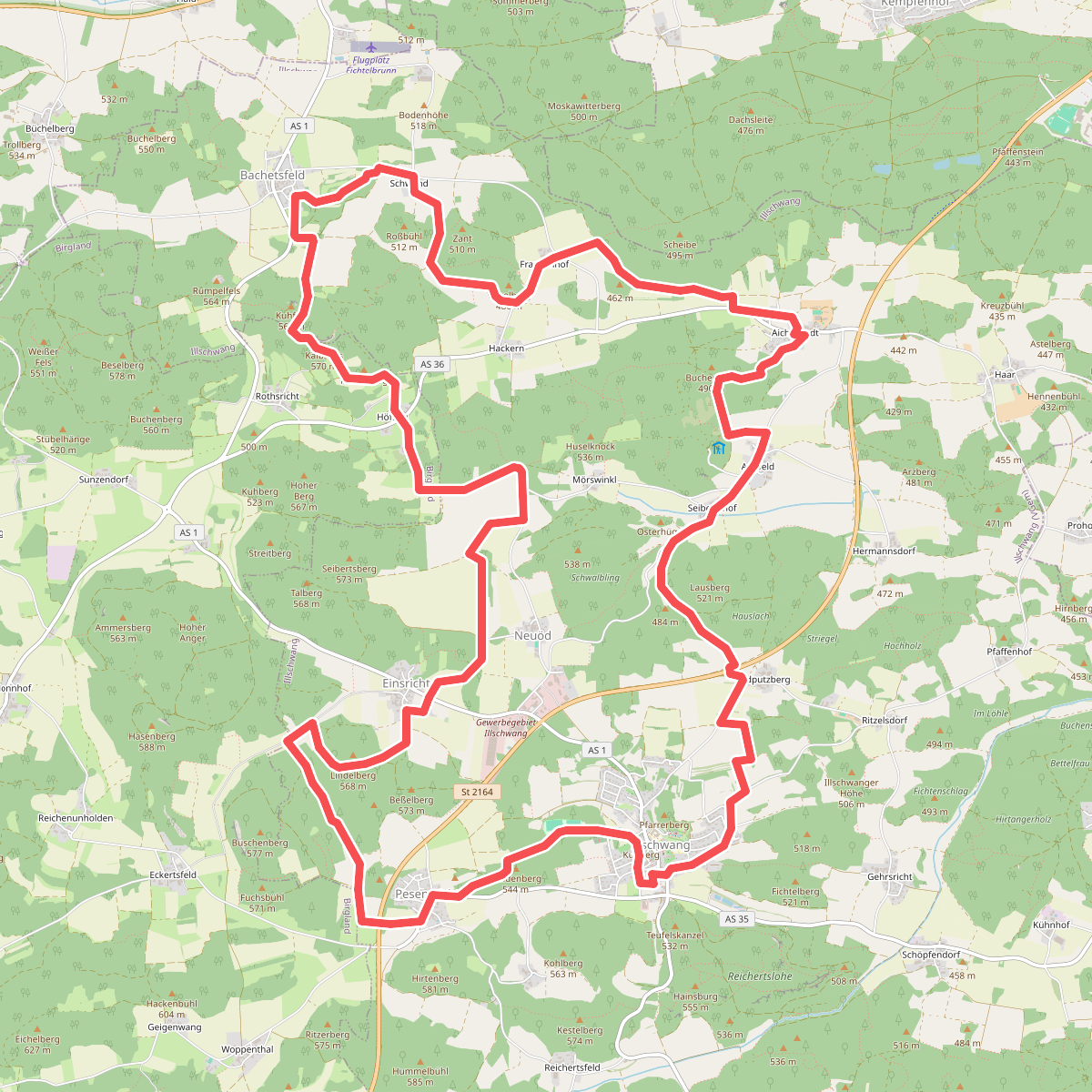 Illschwang Wanderweg 3