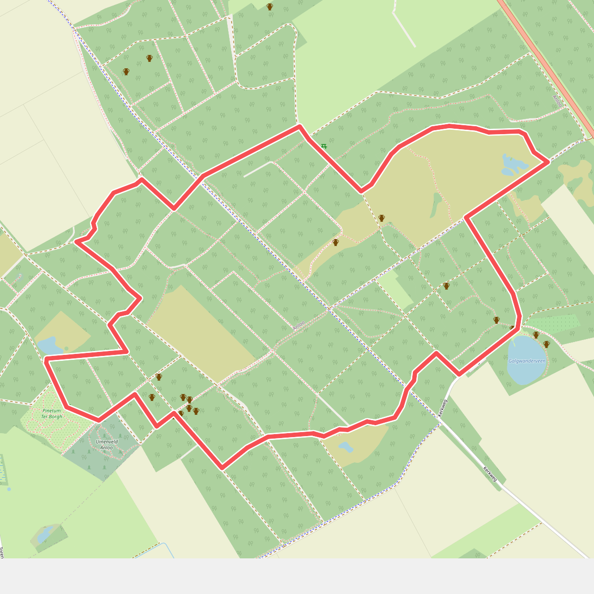Wandelroute Evertsbos