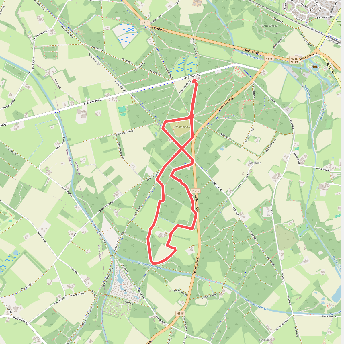 Wandelroute Lievestrowandeling