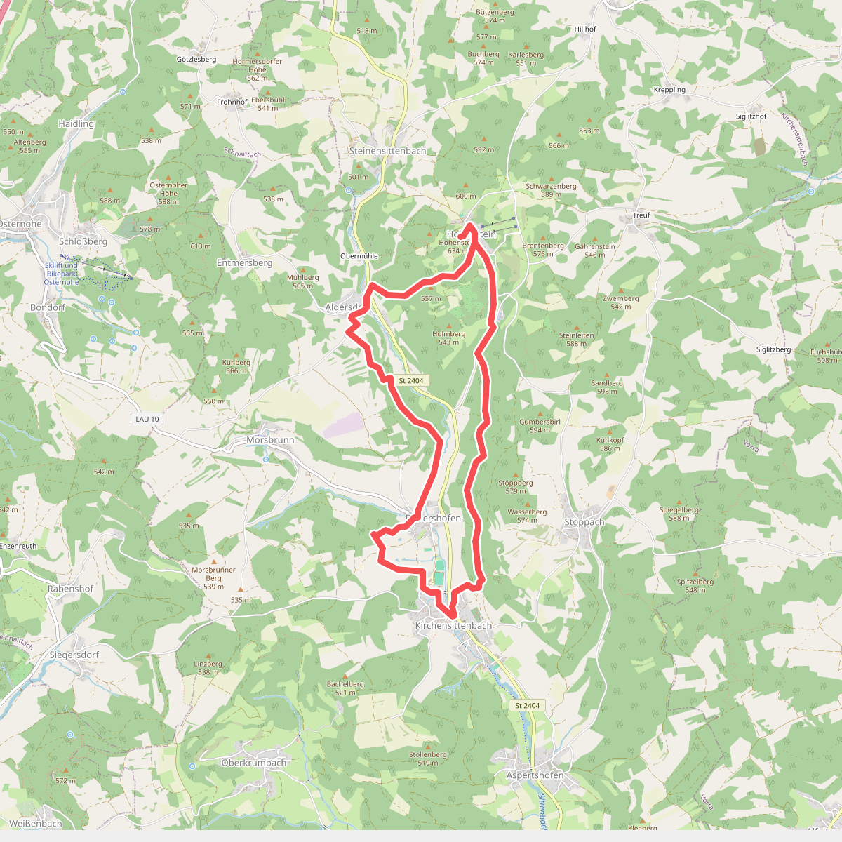 7-Summits-Weg Hohenstein