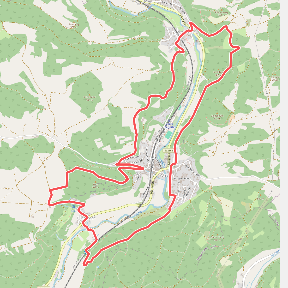 Rundweg Vorra – Artelshofen