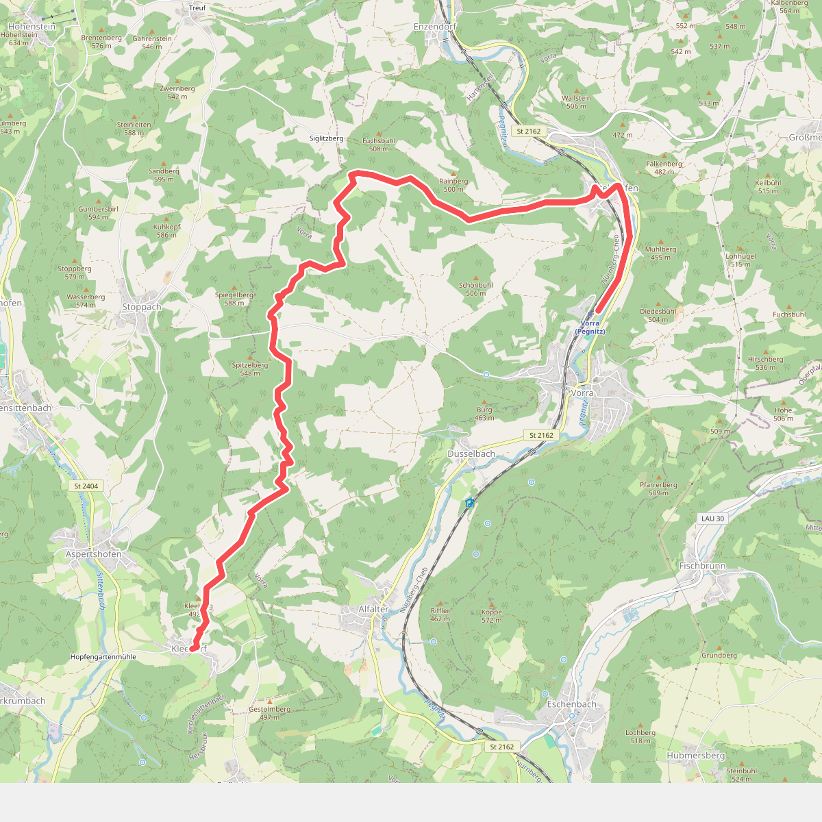 Vorra Bhf. – Kleedorf