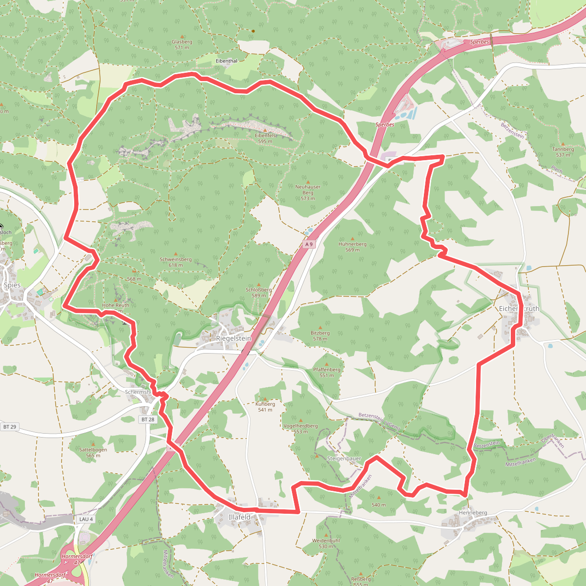 Rundweg Illafeld
