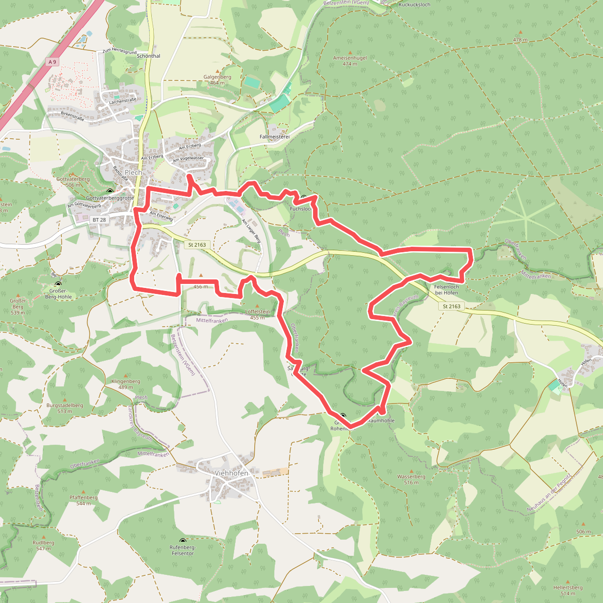 Plecher Höhlenweg