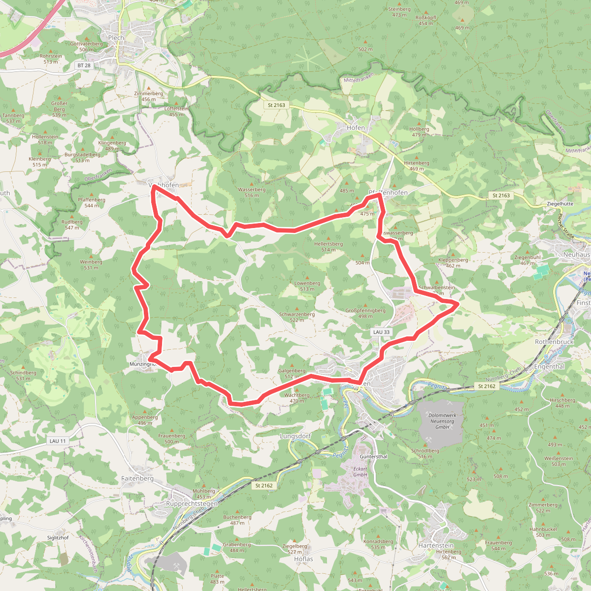 Rundweg Velden – Geißlochhöhle