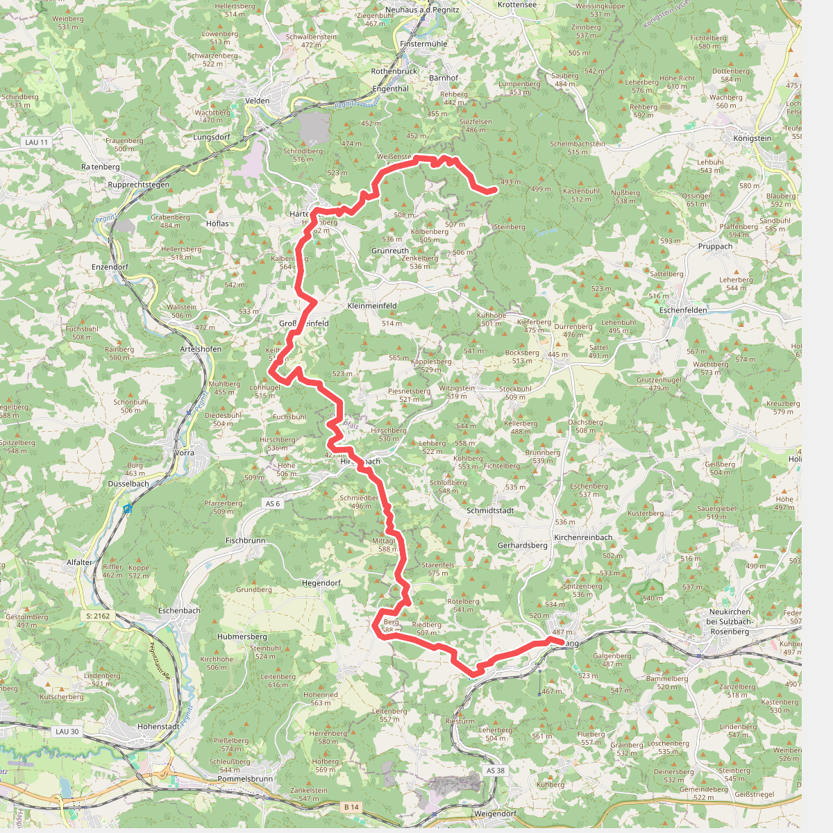 Erzweg Hirschbacher Schlaufe