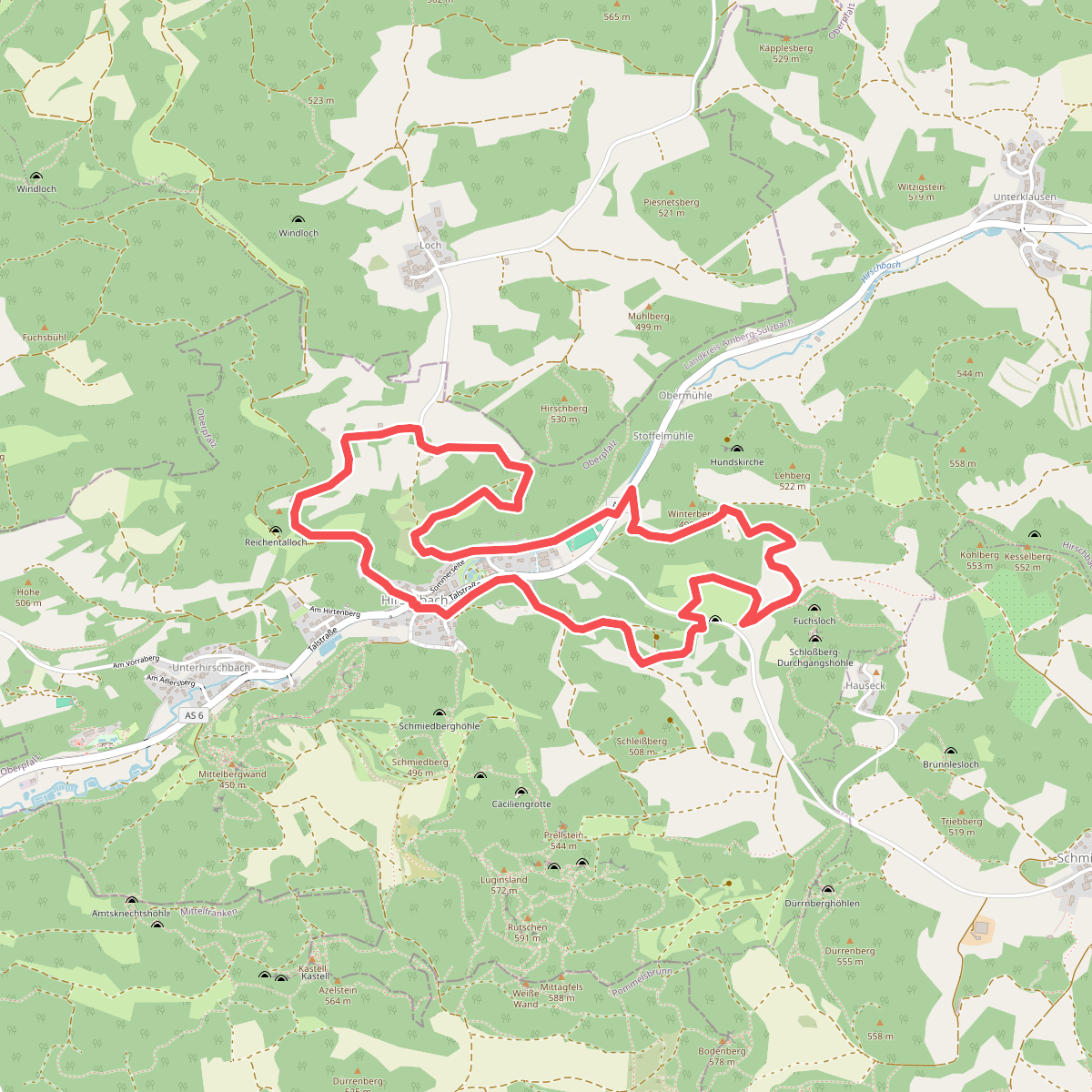 Hirschbacher Ziegenrundwanderweg