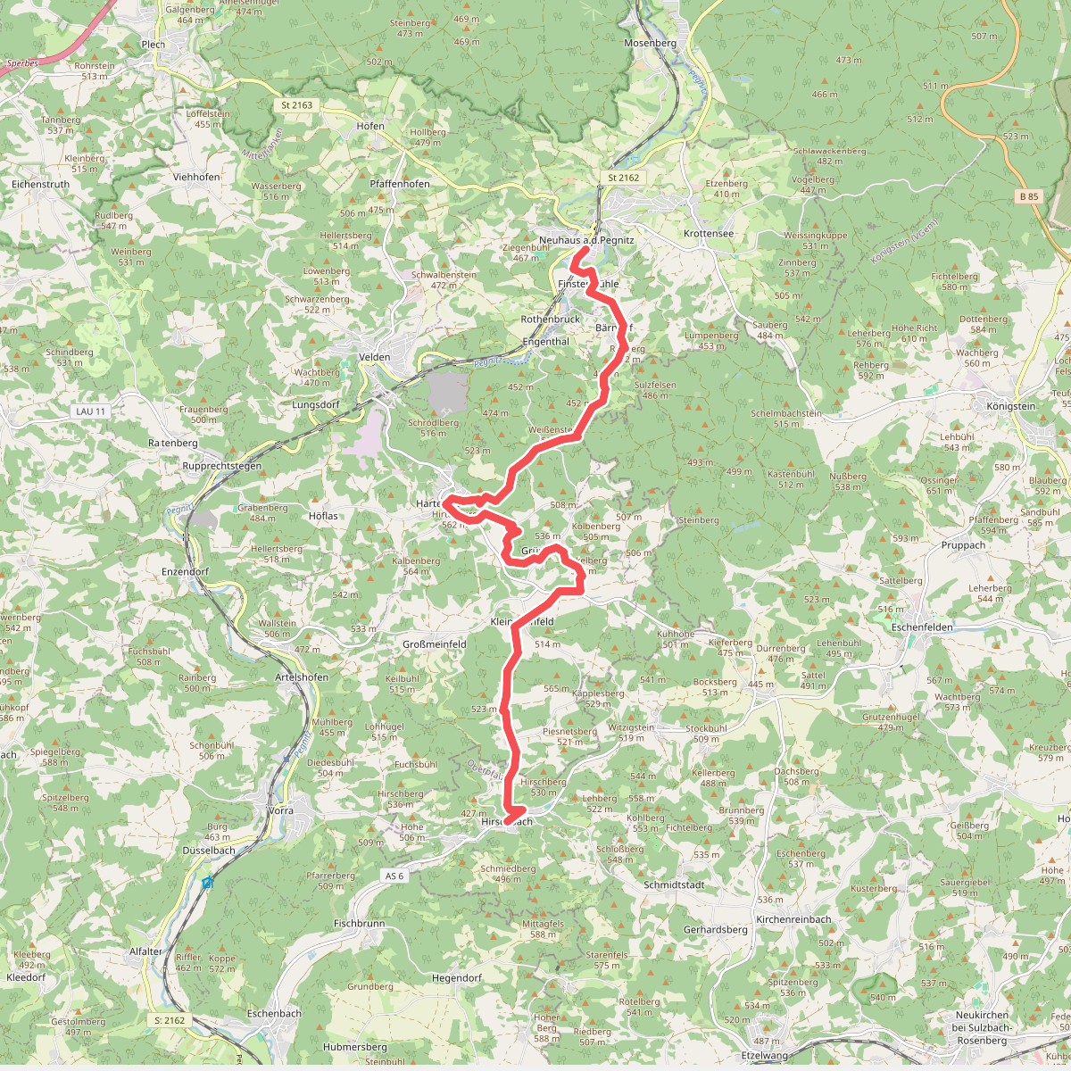 Neuhaus a.d.Pegnitz - Hirschbach