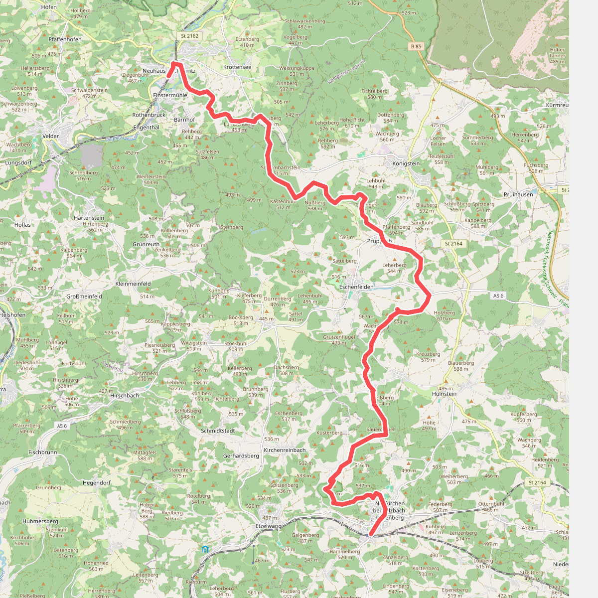 Pendolino-Wanderung