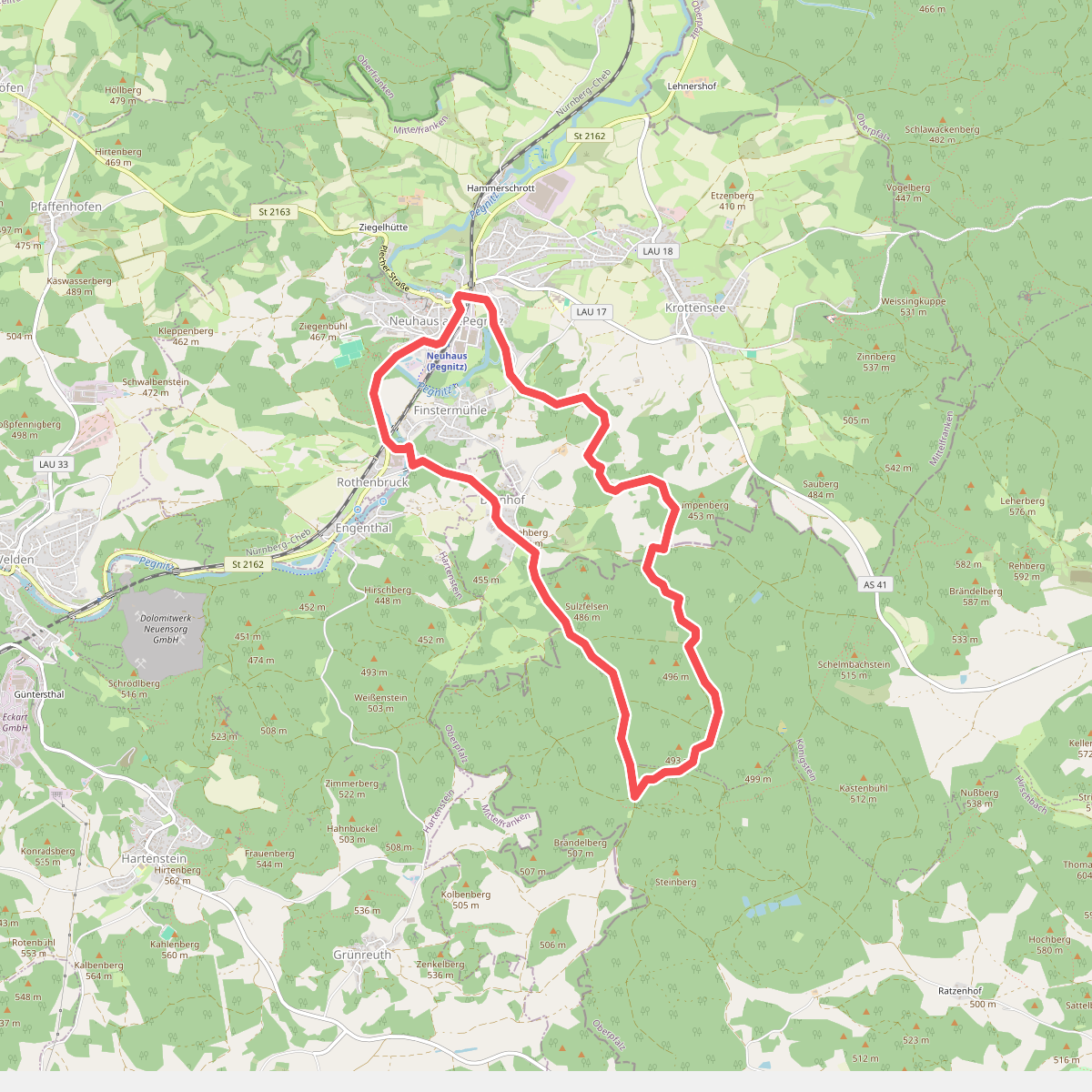 Neuhaus-Rundwanderweg No.5