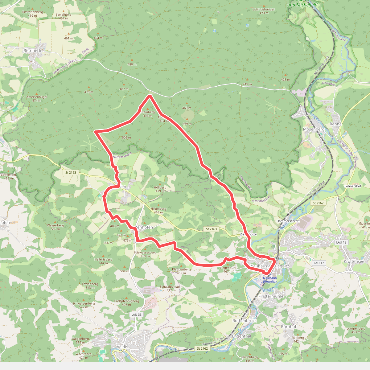 Neuhaus-Rundwanderweg No.8