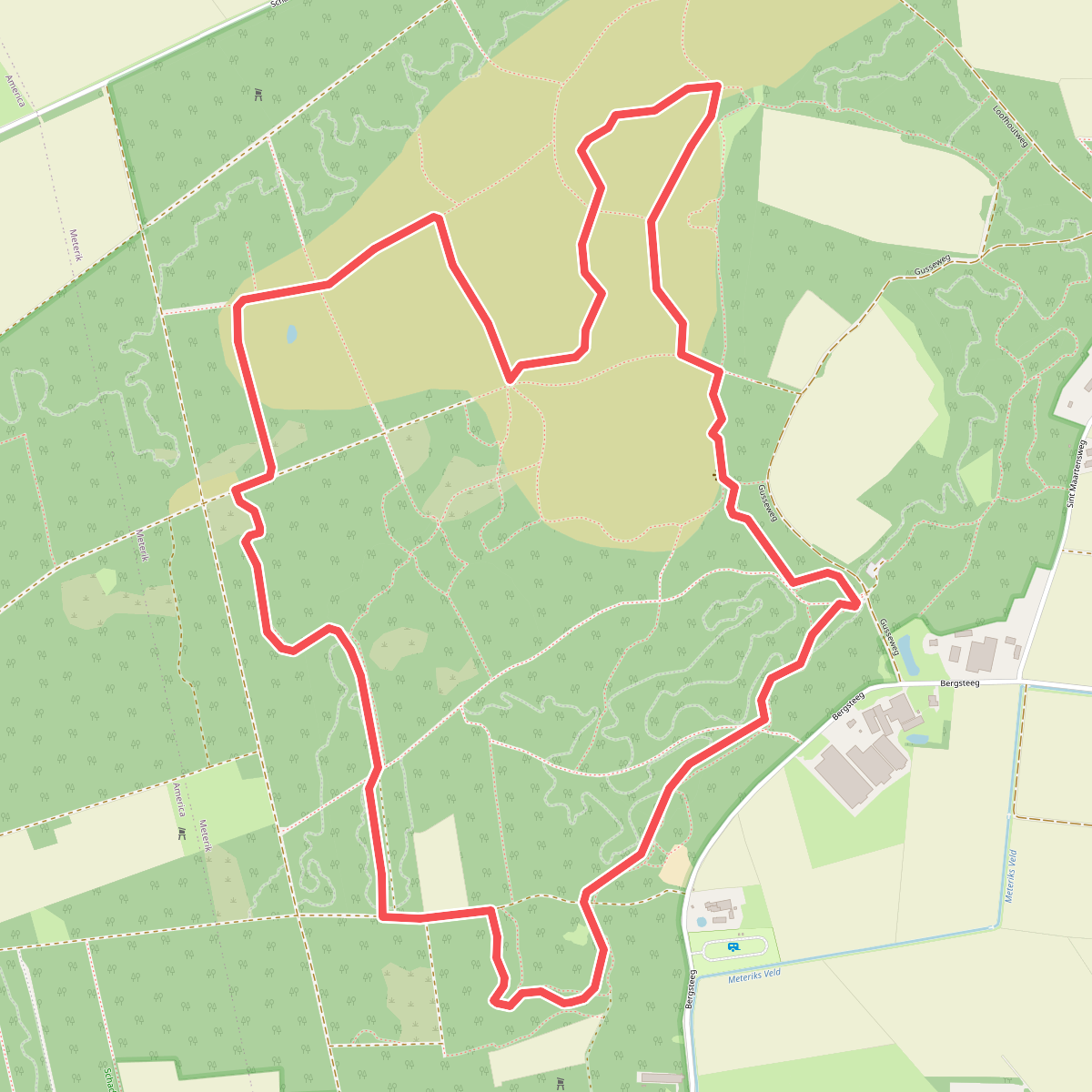 Wandelroute Schaaks Heide