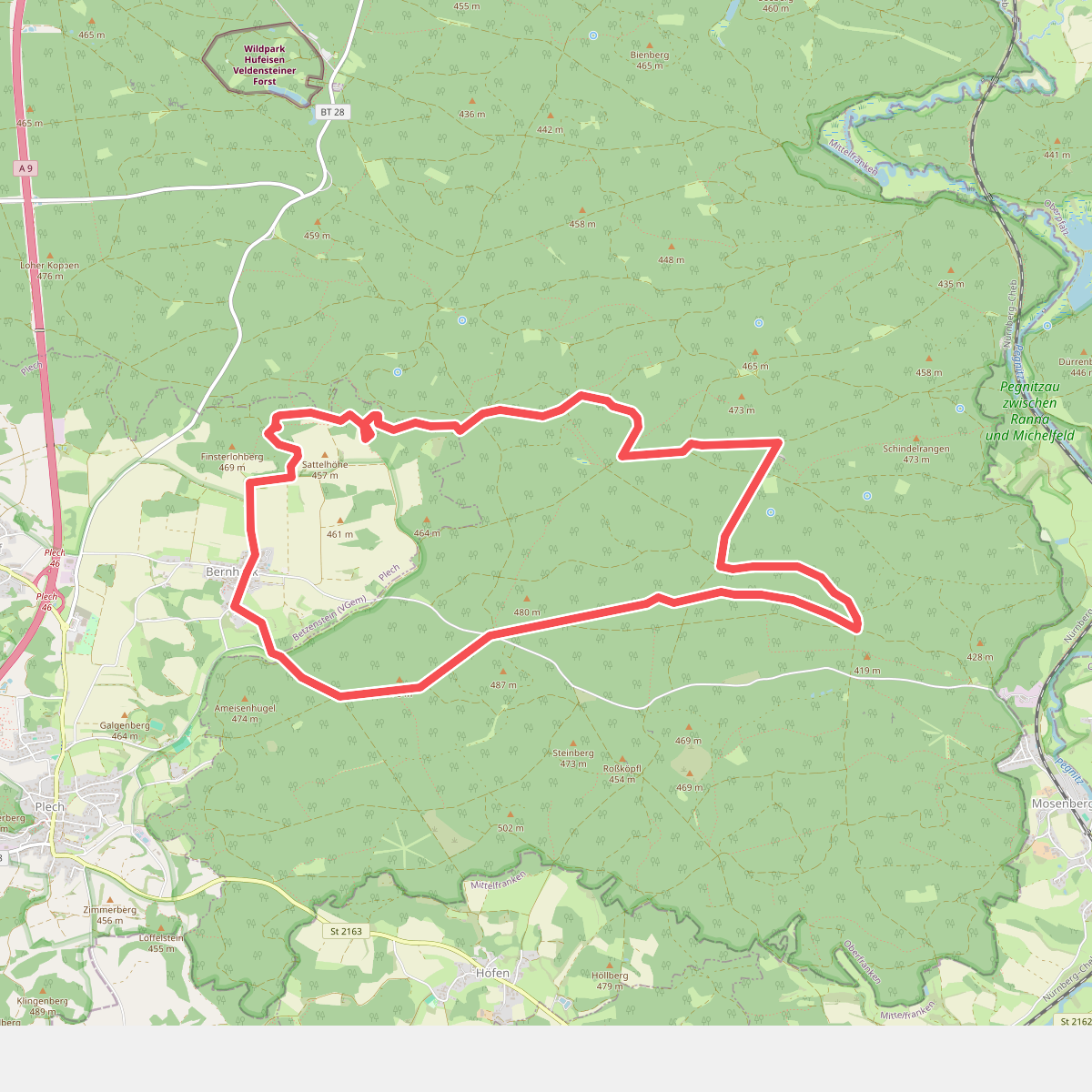 Erzweg Rundwanderweg Plech