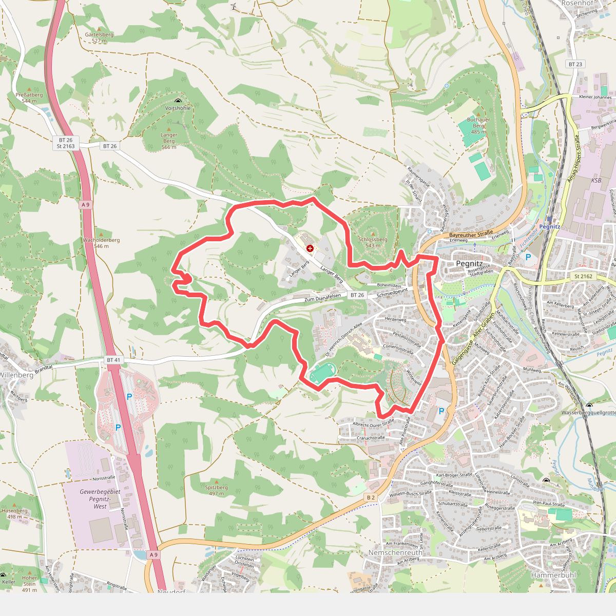 Rundwanderweg Eichblattweg