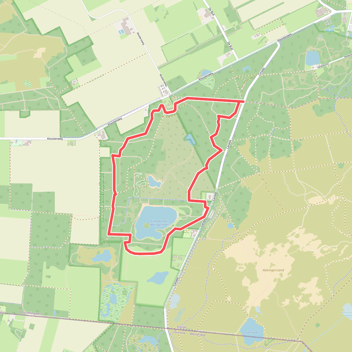 Wandelroute Bultingerveld