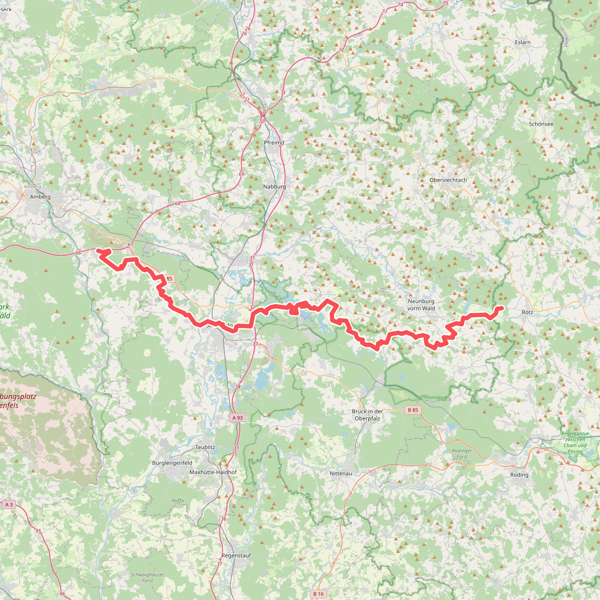 Goldsteig Verbindungsweg Nr.9D Oberpfälzer Seenweg