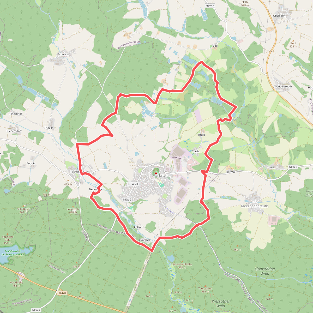Parkstein Äußerer Ringweg