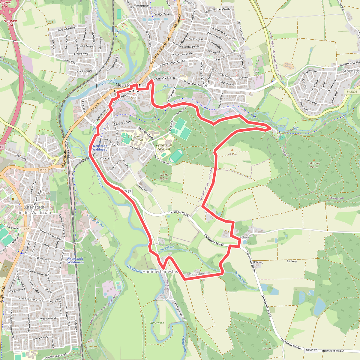 Rundwanderweg 1 - Harlesberg
