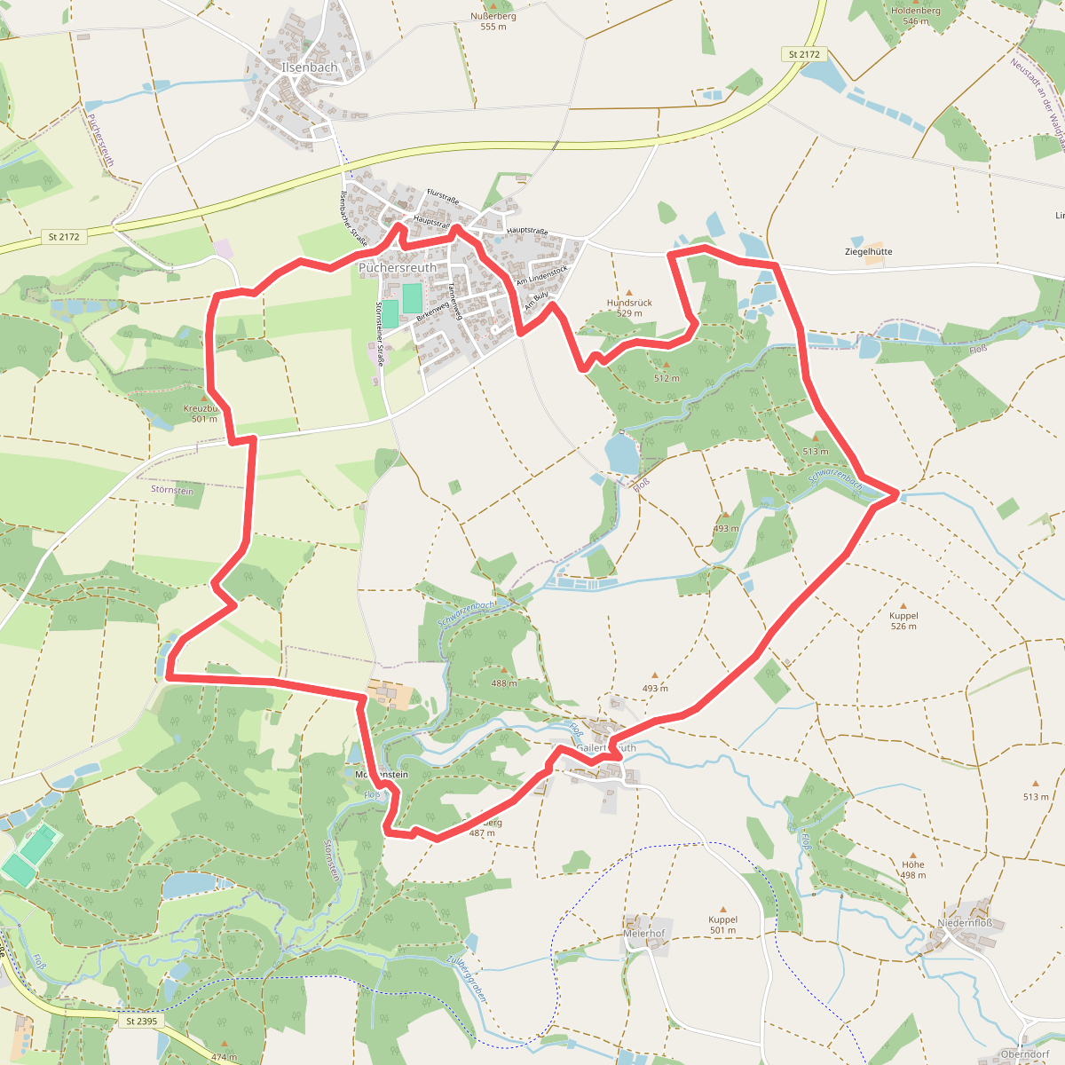 Rundweg Püchersreuth - Gailertstreuth