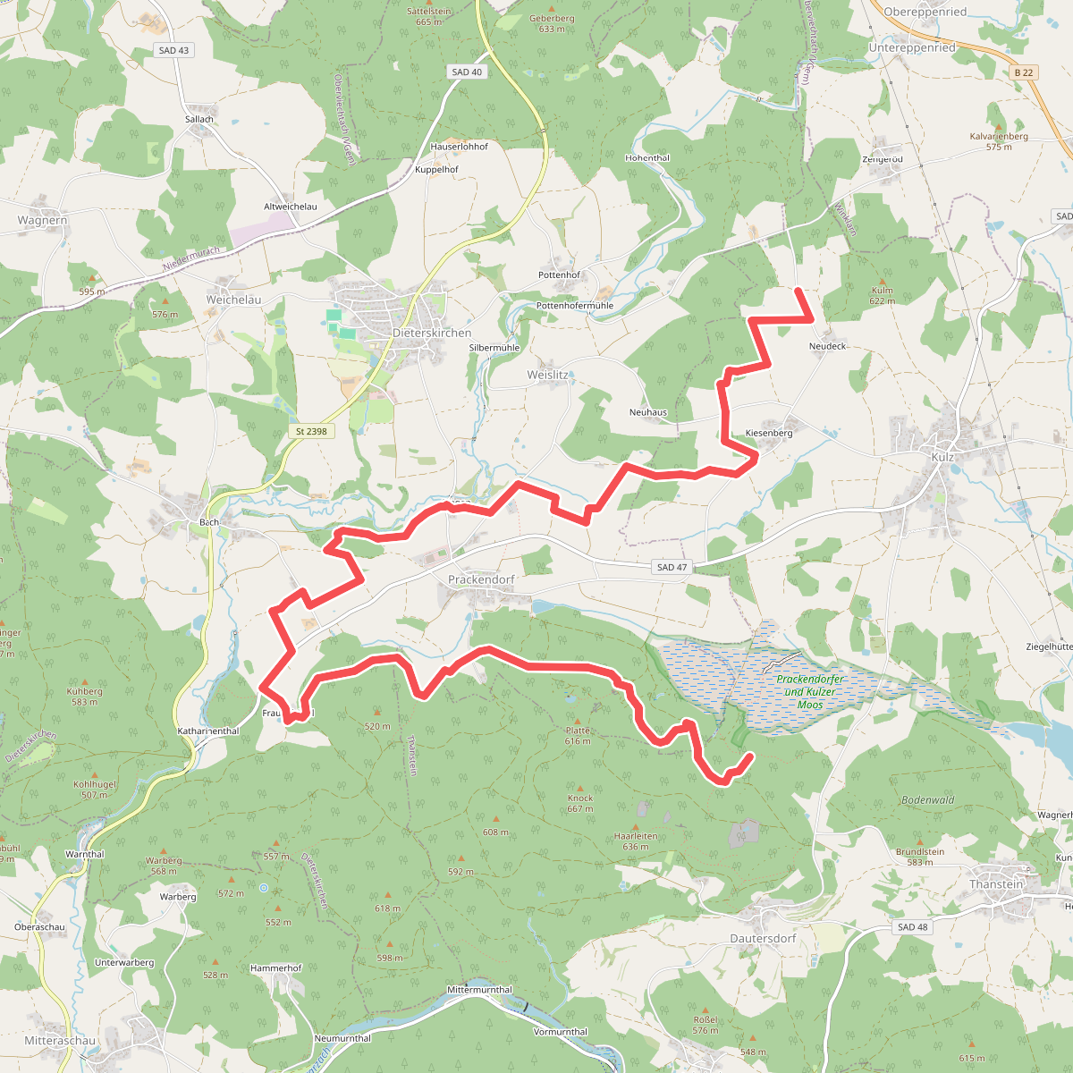 Goldsteig Zuweg Nr.9C Katharinenthal