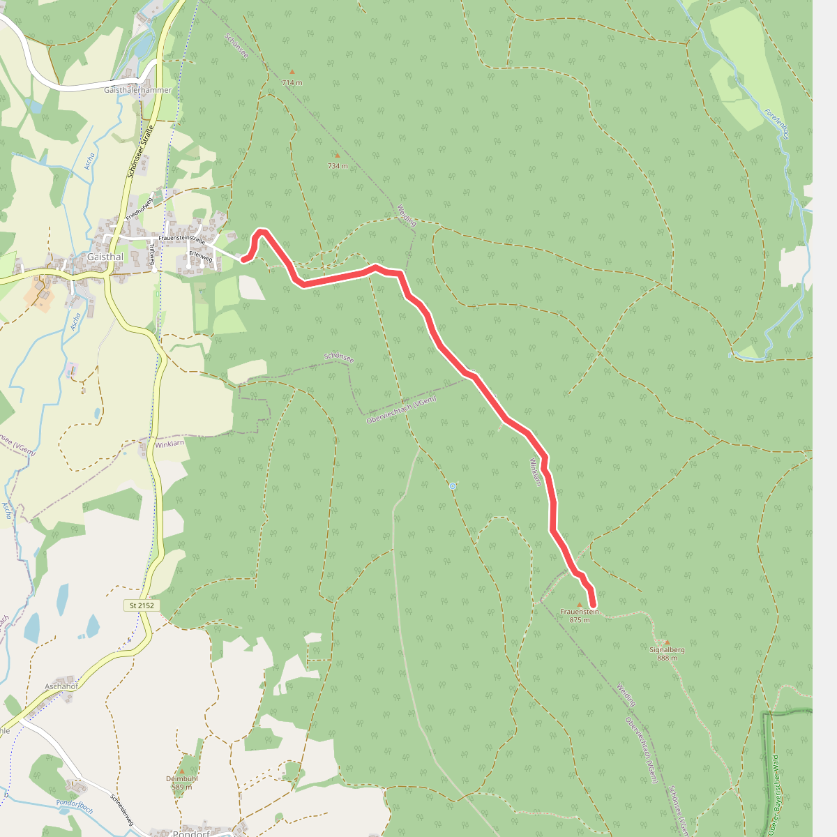 Wanderweg 4, Signalberg