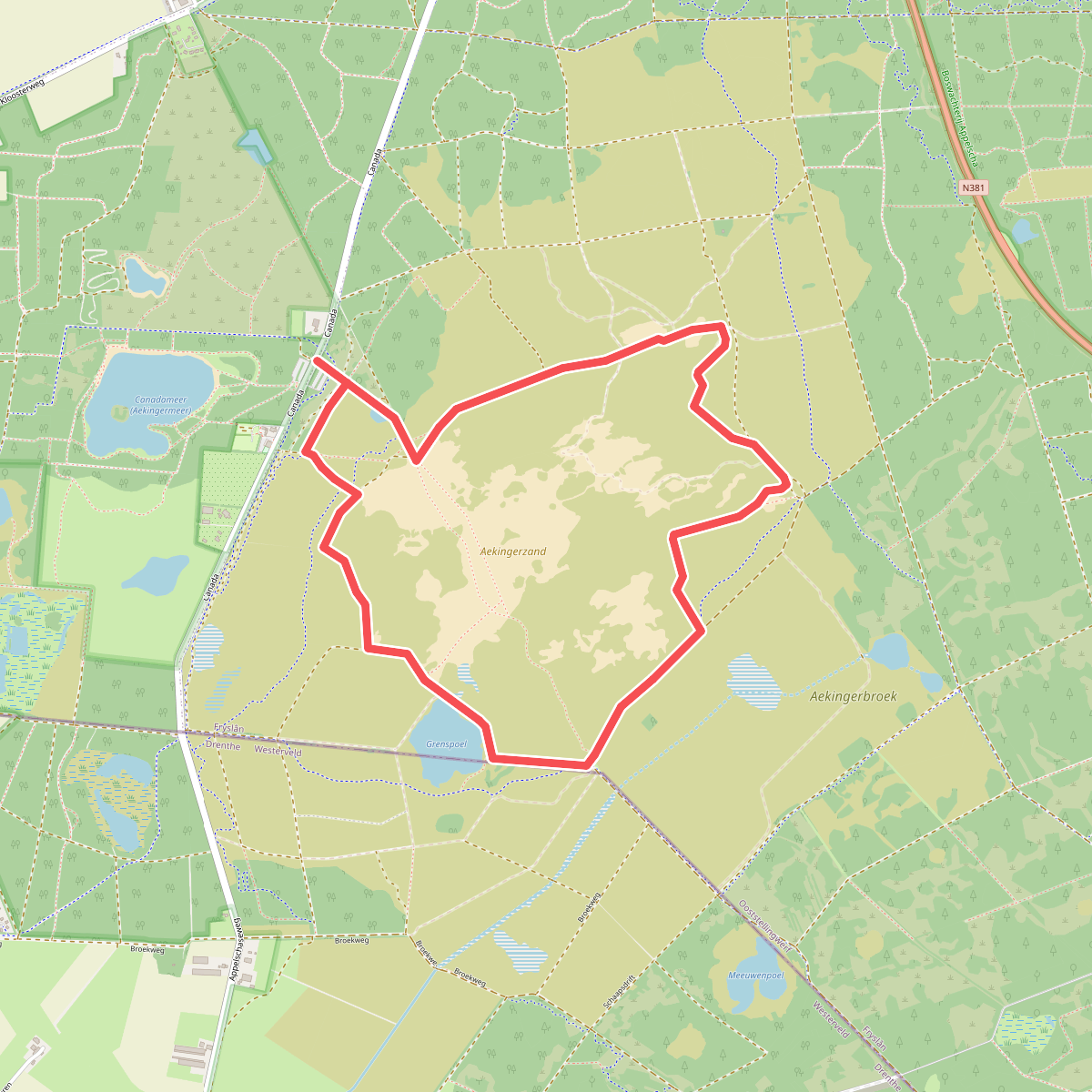 Wandelroute Kale Duinen