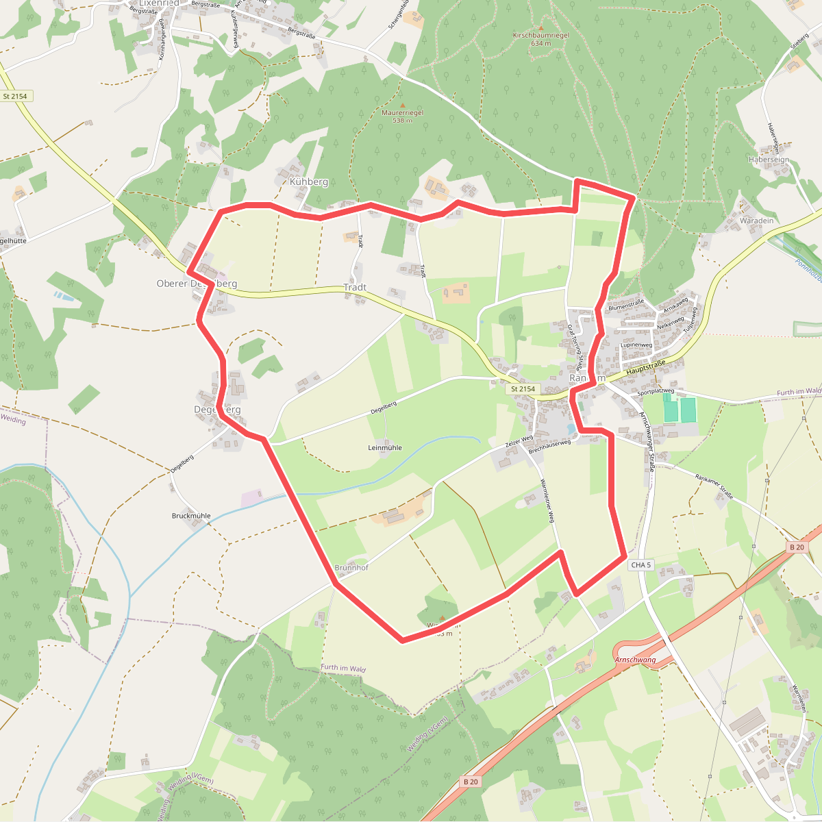 Fu32 »Ränkamer Rundweg« (Furth im Wald)
