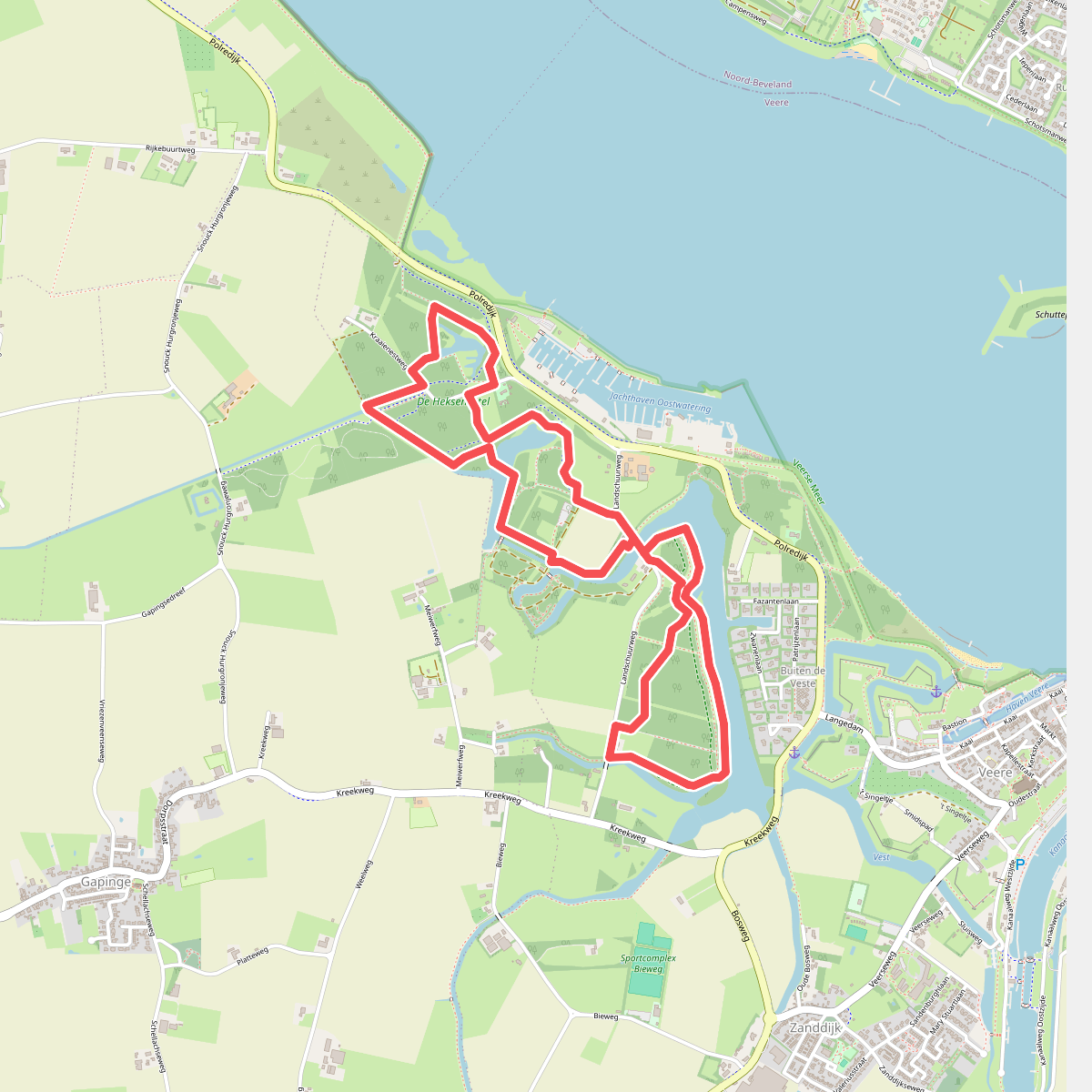 Boswachterspad Veerse Bos 