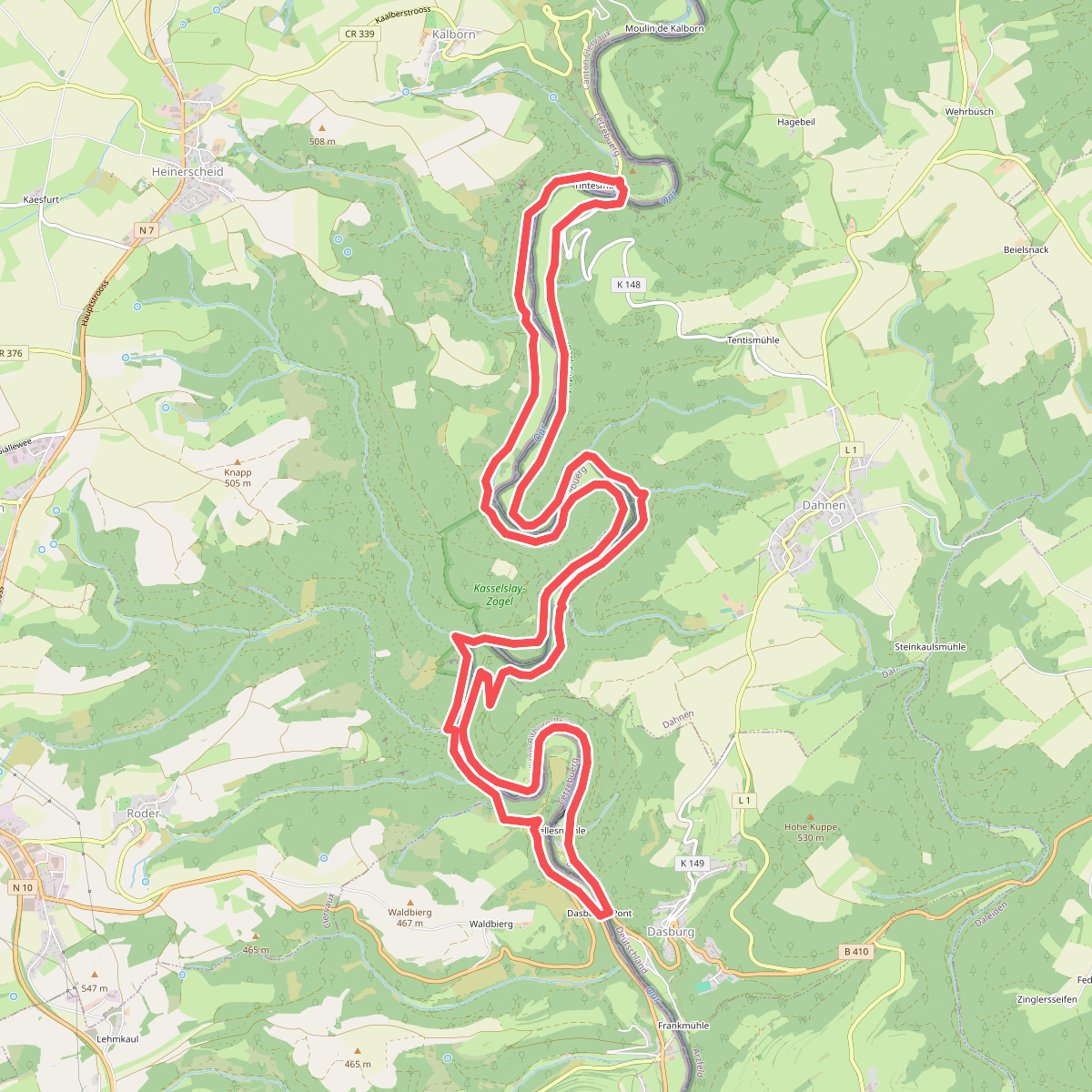 Nat'Our Route 2 Mittleres Ourtal