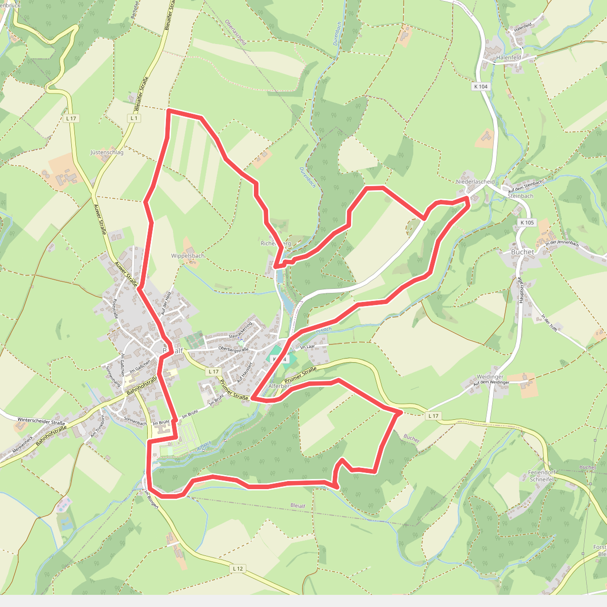 Prümer Land Tour Route 4 - Bergbaupfad Bleialf