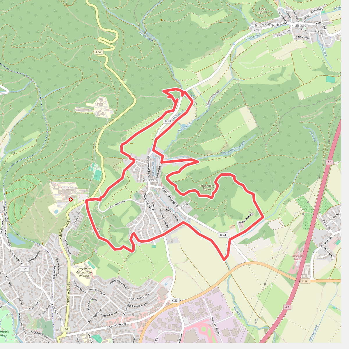 Rundwanderweg Lüxem