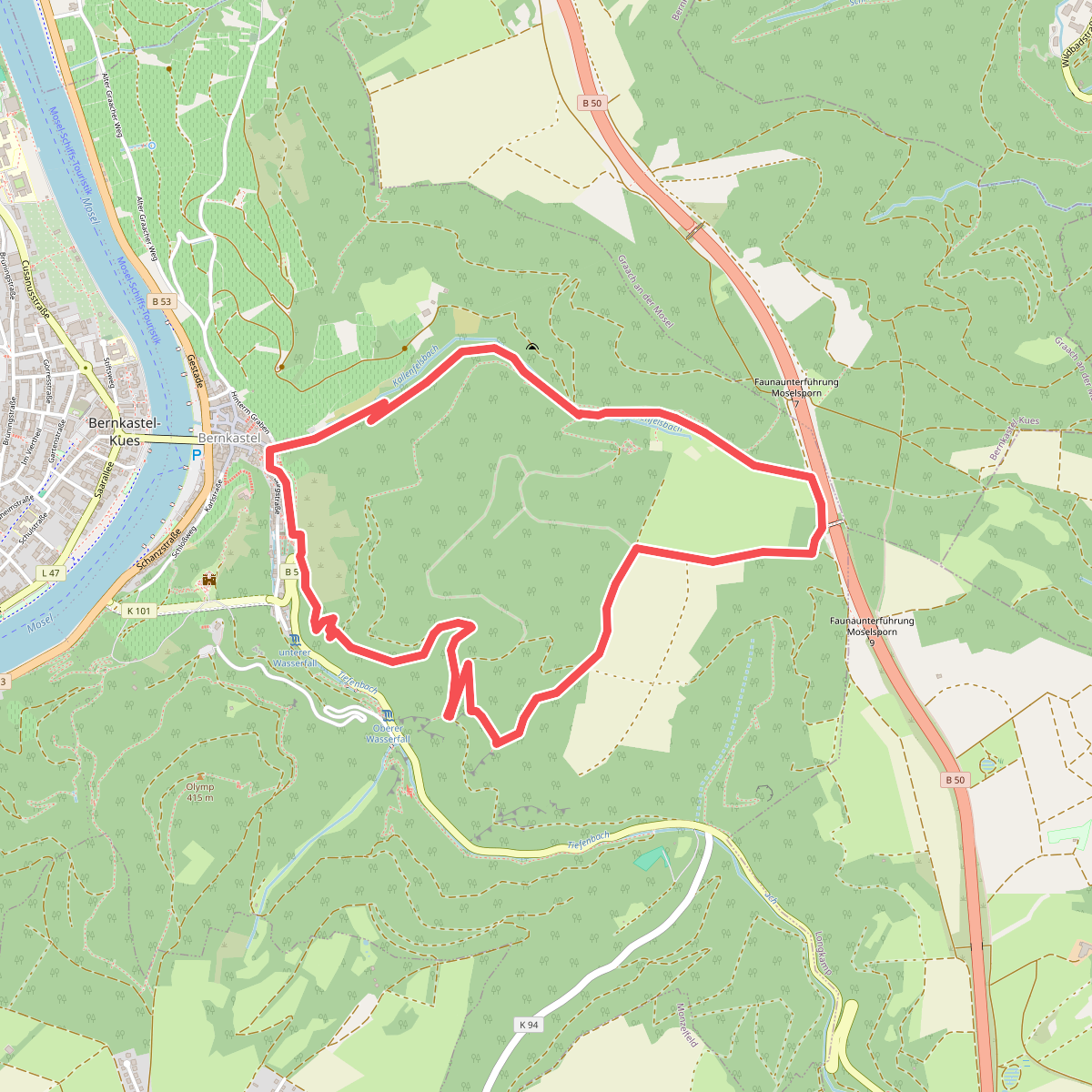 Moselsteig Seitensprung Bernkasteler Bärensteig