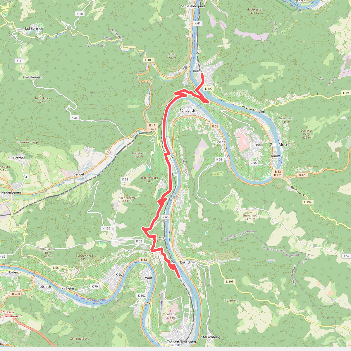 Moselweinbahn-Wanderweg