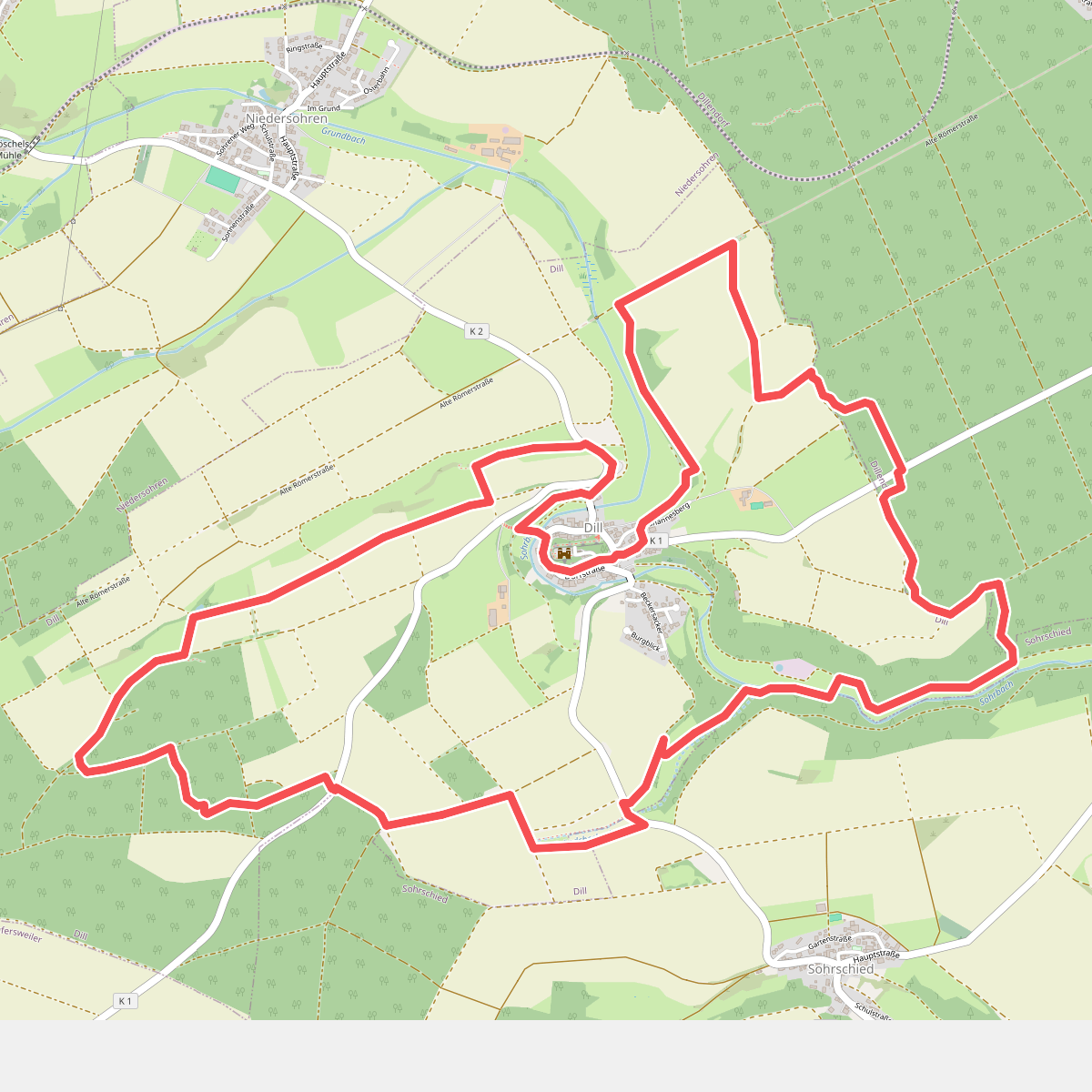 Traumschleife Diller Burgpfad