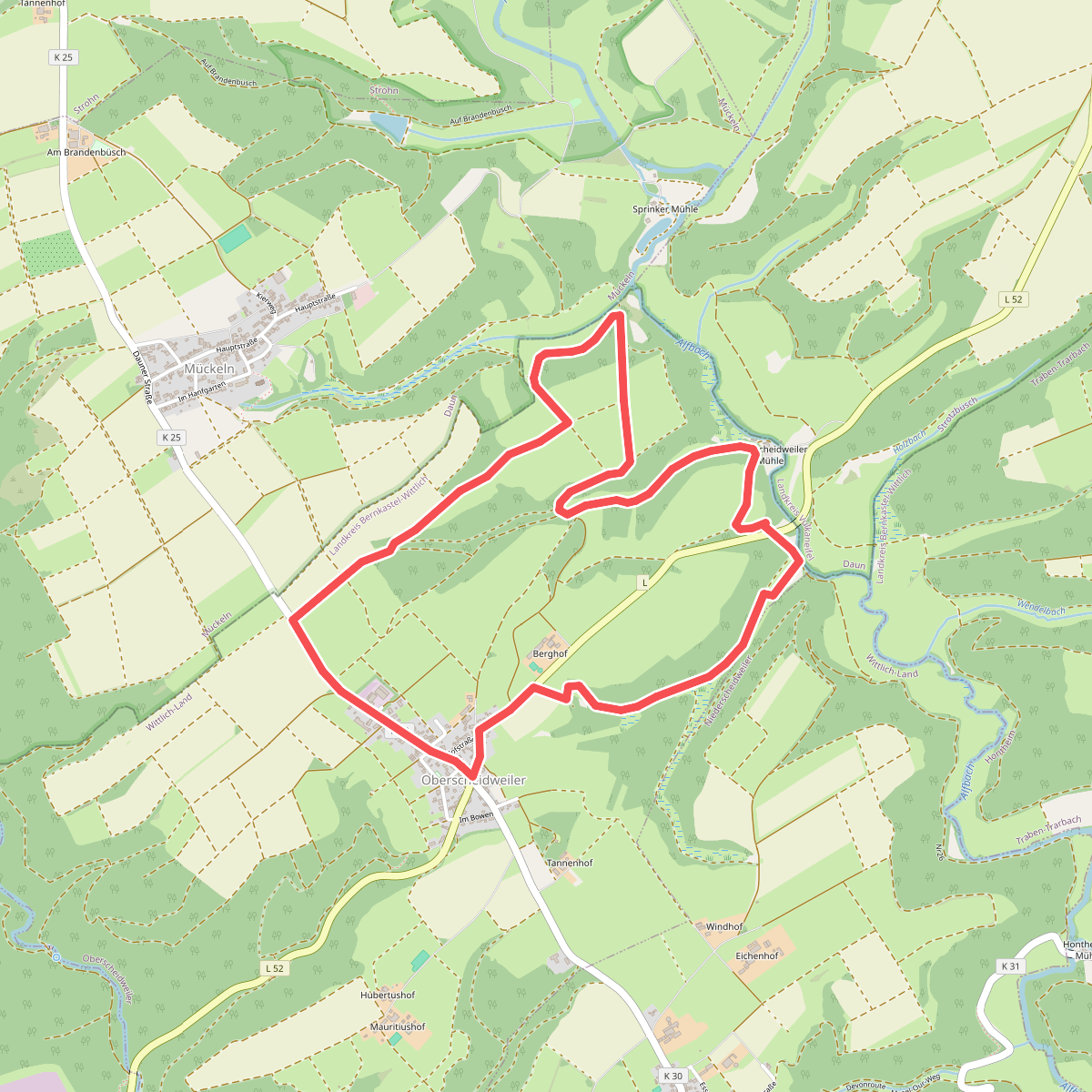 Mühlenweg Oberscheidweiler