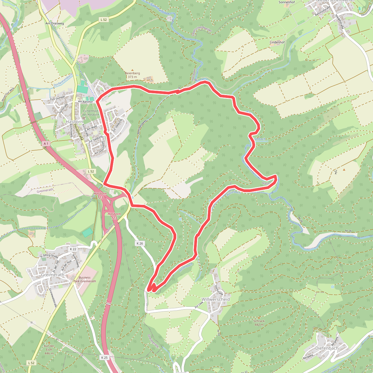Rund um den Eselsberg