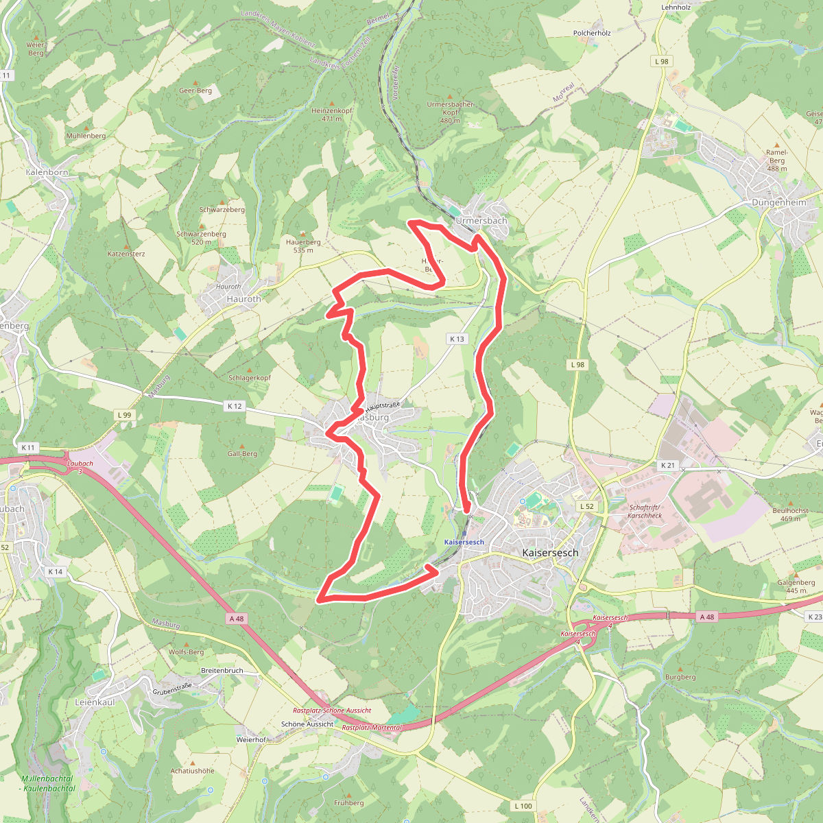 Steinbach Rundweg Masburg