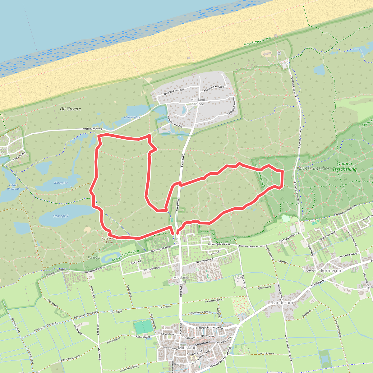 Boswachterspad Landerumheide en Waterplak 