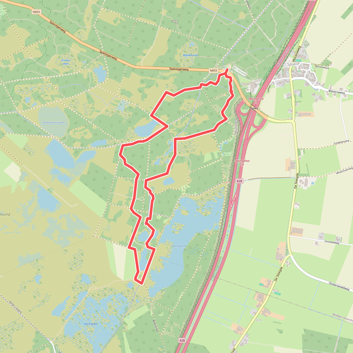 Wandelroute Kibbelhoek