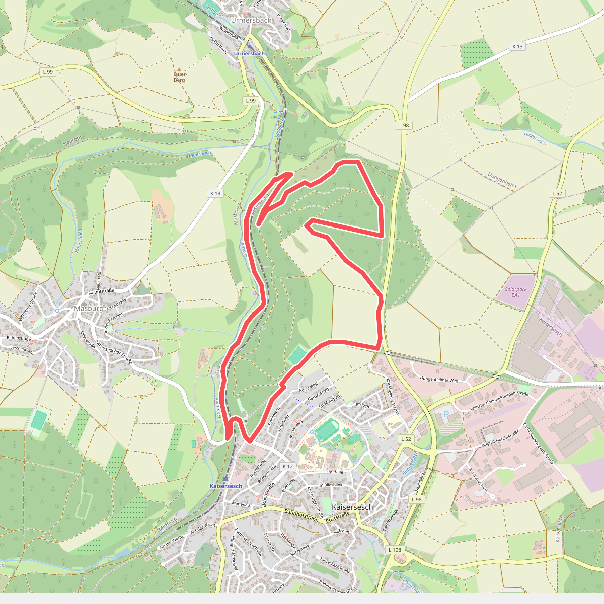 Ortswanderweg 3 in Kaisersesch und Masburg
