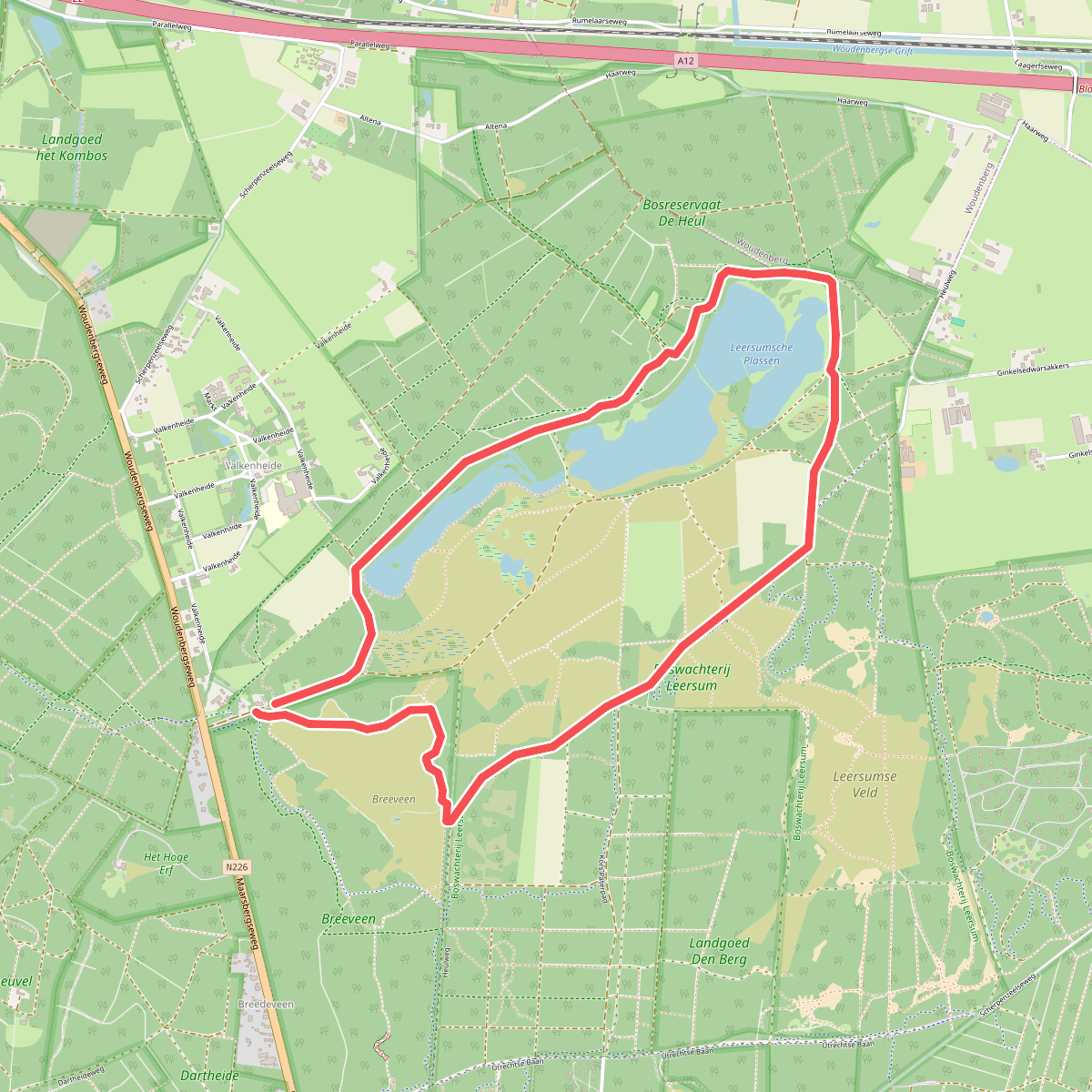 Wandelroute Leersumse Veld