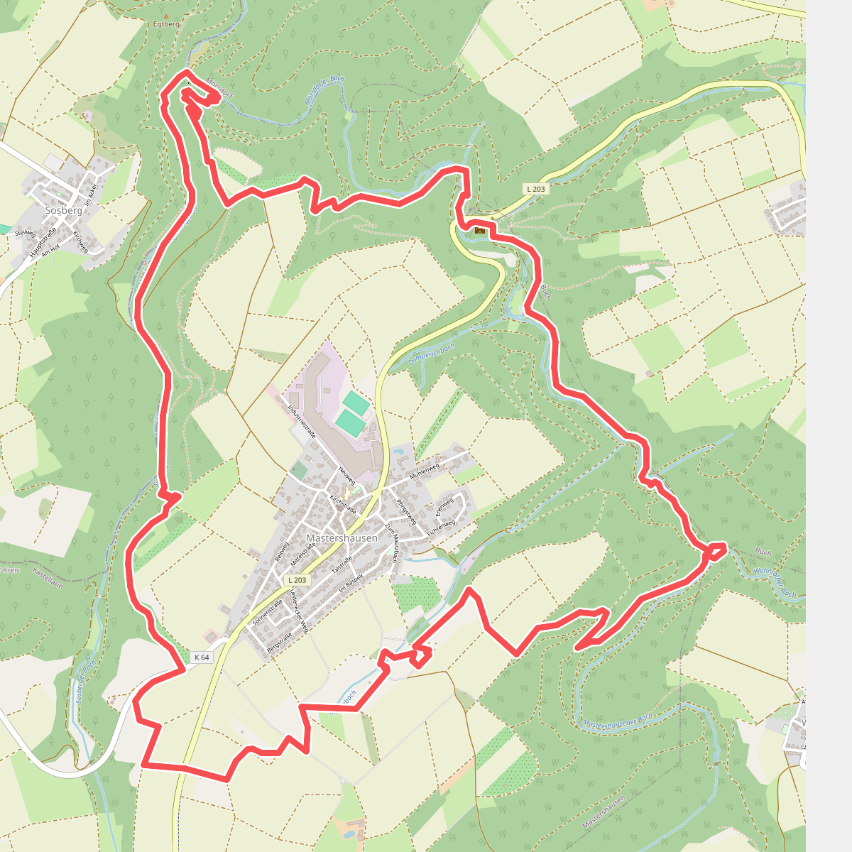 Traumschleife Masdascher Burgherrenweg
